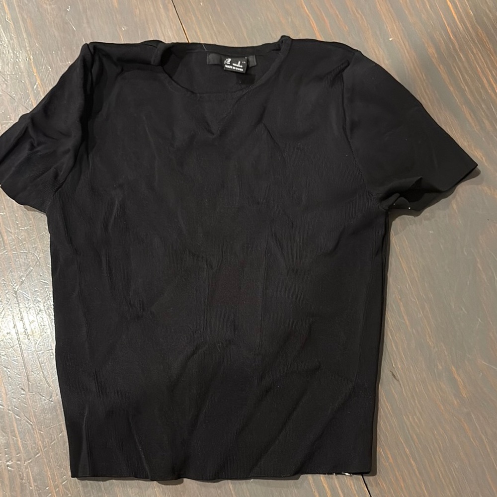 Black Crew Neck T-Shirt